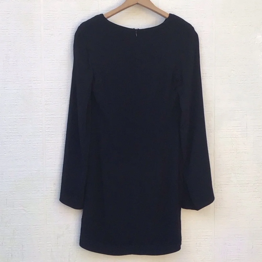 Shakuhachi cape dress black